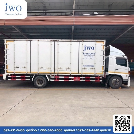 บริษัทรับขนส่งสินค้า ขนย้ายสินค้า ชลบุรี - เจดับบลิวโอ ทรานสปอร์ต - รถหกล้อขนส่ง ชลบุรี